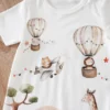 "Barboteuse bébé jungle haut de gamme" (Baby jungle romper of high quality)