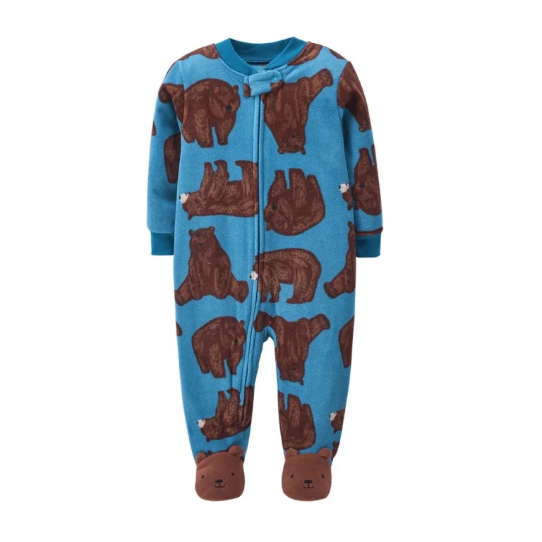 "Barboteuse bébé renard, chaude et confortable" (Onesie baby fox, warm and comfortable)or"Barboteuse et pyjama bébé, renard, doux et fonctionnel" (Onesie and footed pajama set baby, fox, soft and functional)