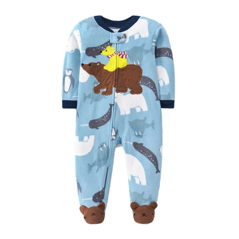 "Barboteuse bébé renard de qualité"(This translates to "quality fox baby romper" in English)