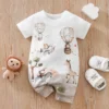 barboteuse bébé jungle