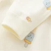 "Barboteuse bébé garçon hiver, motif glace amusant et confortable" ( romper boy baby winter, fun ice cream pattern and comfortable)