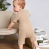 "Romper bébé été très confortable" (One-piece baby jumpsuit for summer, very comfortable).
