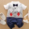 baby boy baptismal suit