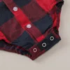 "Barboteuse bebe garcon hiver, douce et élégante avec cravate" (translates to: "Baby boy winter romper, soft and elegant with tie")