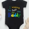 barboteuse bébé papa
