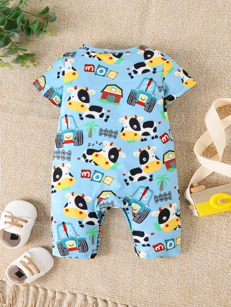 "Barboteuse bébé garçon été, confortable et mignonne" ( romper baby boy summer, comfortable and cute)